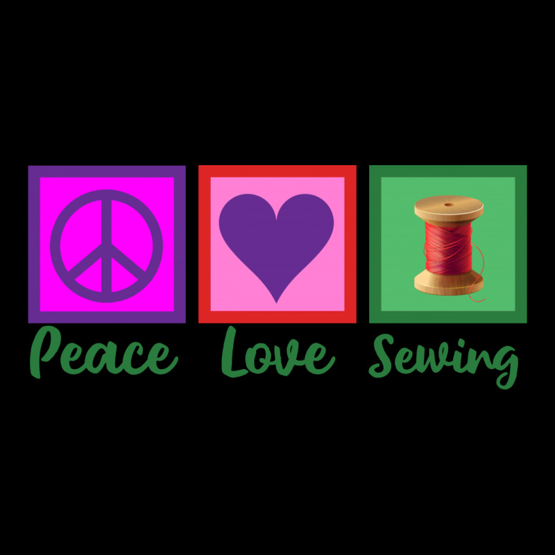 Peace Love Sewing Fleece Short | Artistshot