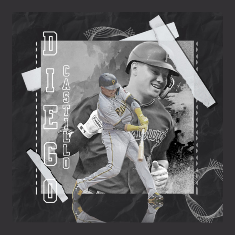 Diego Castillo Baseball Paper Poster Pirates 3 Vintage Short | Artistshot