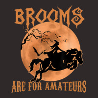 Brooms Are For Amateurs Horse Riding Funny Halloween Costume Racerback Tank | Artistshot