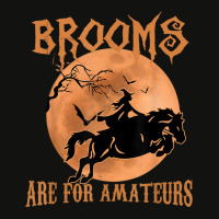 Brooms Are For Amateurs Horse Riding Funny Halloween Costume Scorecard Crop Tee | Artistshot