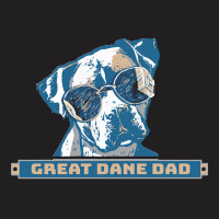 Great Dane Dad T  Shirt Great Dane Dad Cool Retro Vintage Gifts Cool S T-shirt | Artistshot