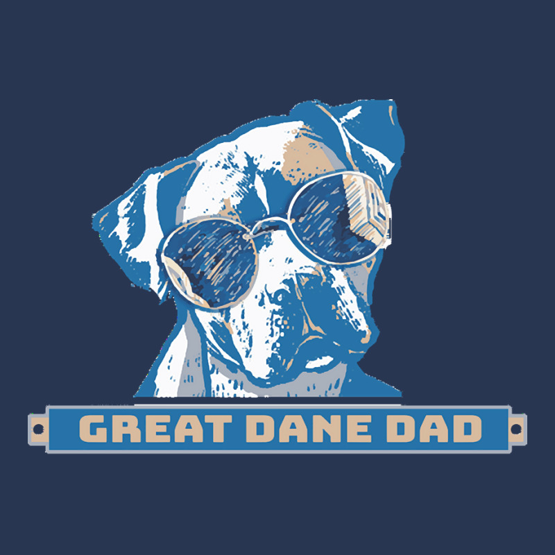 Great Dane Dad T  Shirt Great Dane Dad Cool Retro Vintage Gifts Cool S Men Denim Jacket | Artistshot