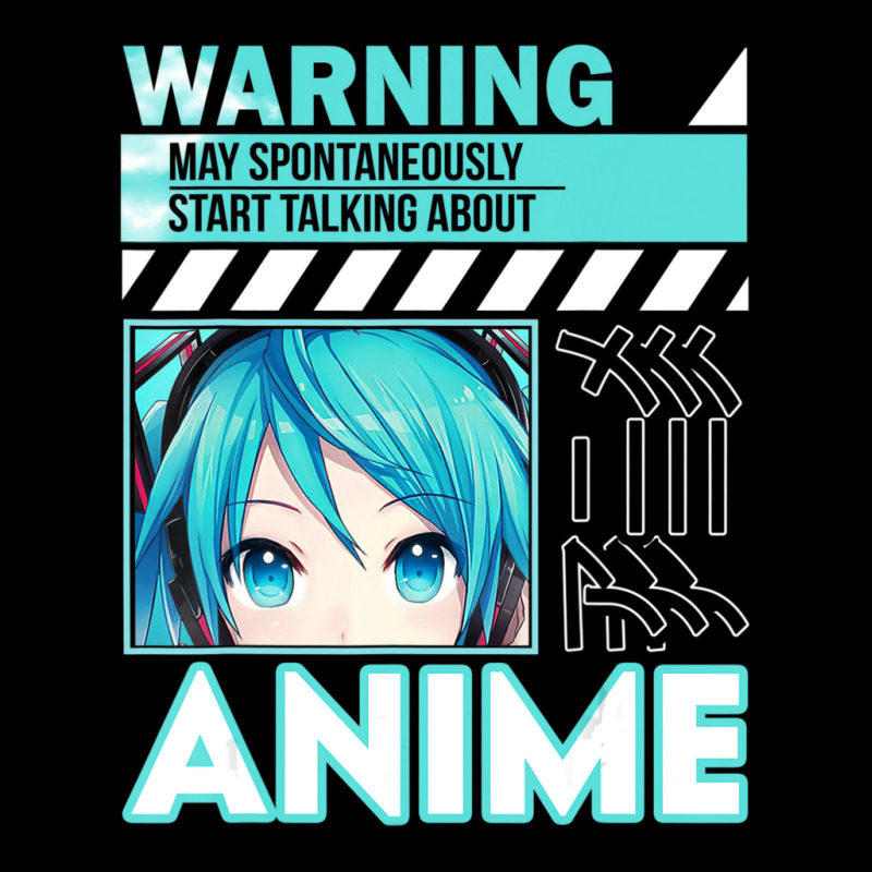 Warning May Spontaneously Talk About Anime Manga Girl Maternity Scoop Neck T-shirt by rastyrocl | Artistshot