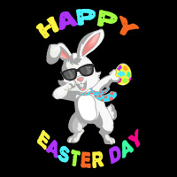 Happy Easter Bunny T  Shirt Funny Dabbing Rabbit Sunglasses Easter Bun V-neck Tee | Artistshot