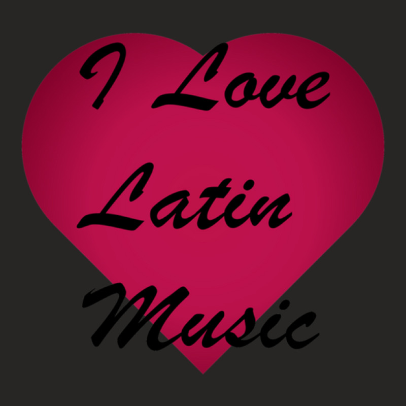 I Love Latin Music Stickers Ladies Fitted T-Shirt by ClintSittig | Artistshot