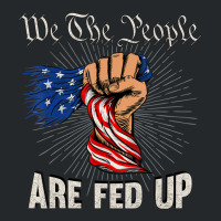 We The People Are Fed Up American Fist Flag 1776 Crewneck Sweatshirt | Artistshot