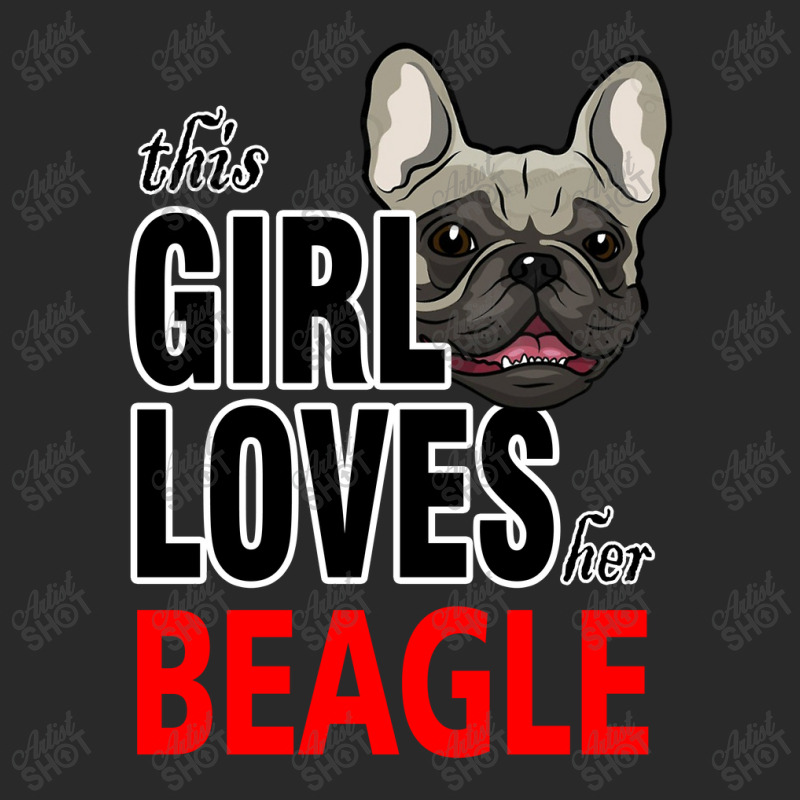 Merry Christmas Dog This Girl Loves Her Beagle Printed hat by lorismerch | Artistshot