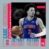 Cade Cunningham Basketball Edit Poster Pistons Unisex Sherpa-lined Denim Jacket | Artistshot