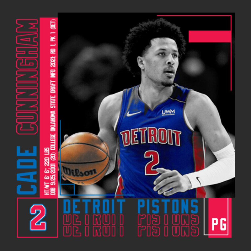 Cade Cunningham Basketball Edit Poster Pistons Exclusive T-shirt by adwoaafredyy | Artistshot