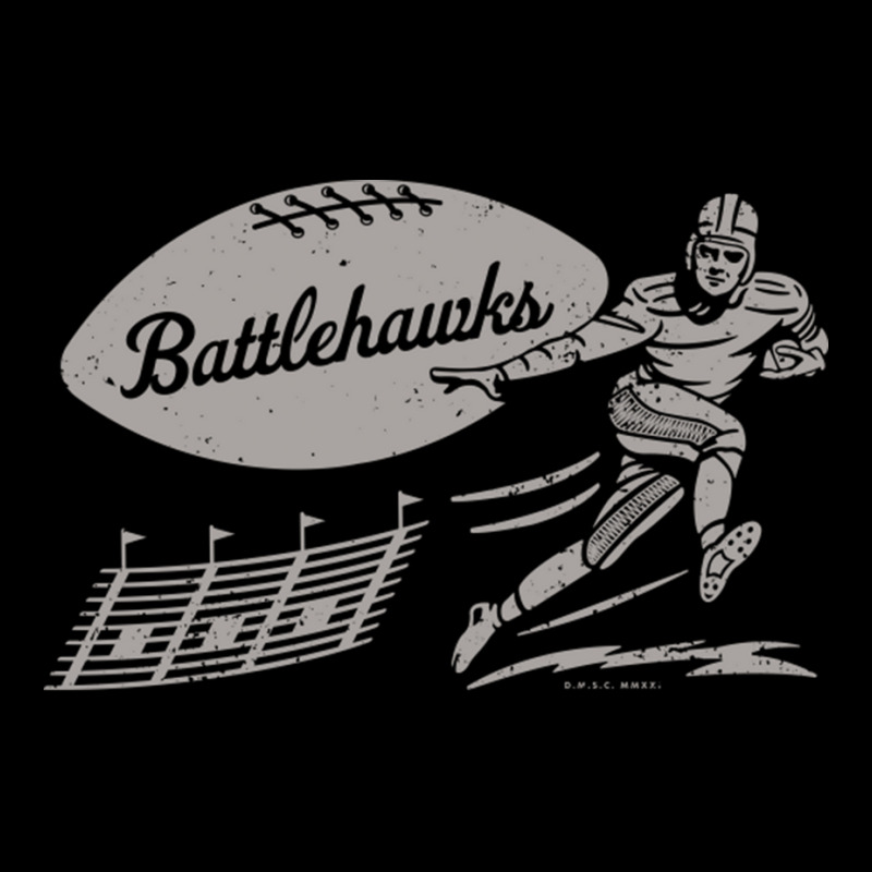 Vintage Xfl Football St Louis Battlehawks Gray Battlehawks Wordmark V-Neck Tee by JeremyHurley | Artistshot