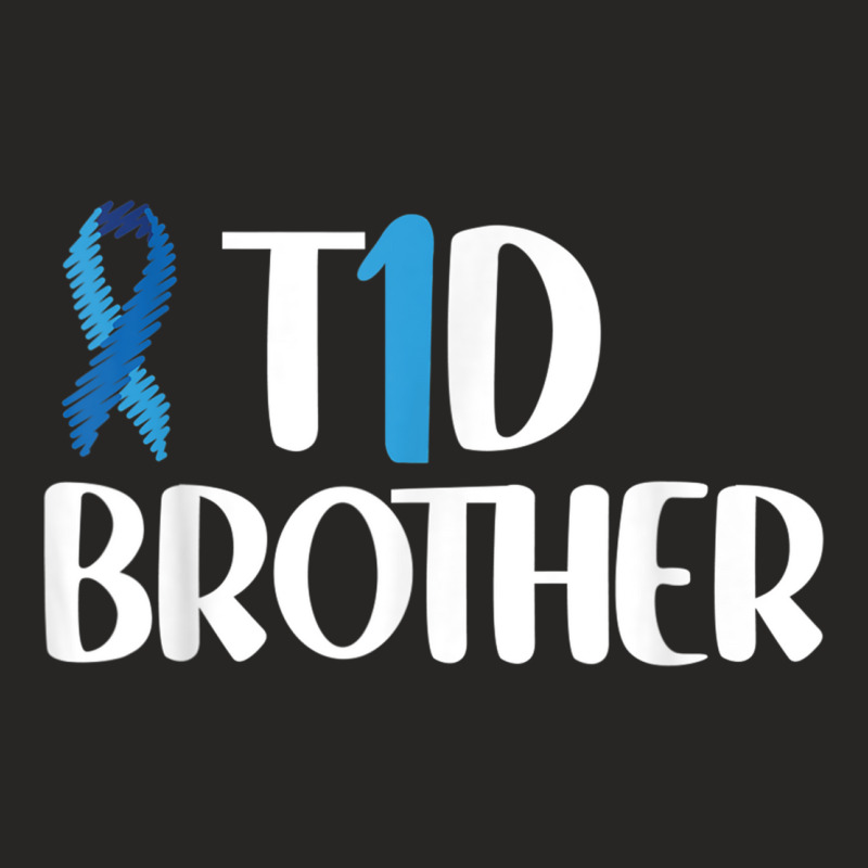 T1d Brother Shirt Type 1 Diabetes Awareness Brother Kids Ladies Fitted T-Shirt by MaricelyOrtiz | Artistshot