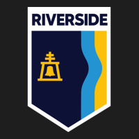 Riverside California City Flag Emblem Classic T-shirt | Artistshot