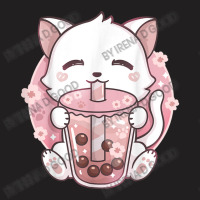 Anime Kawaii Boba Cat Bubble Tea Cat Boba Tea Cat T-shirt | Artistshot