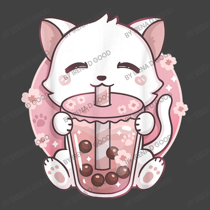 Anime Kawaii Boba Cat Bubble Tea Cat Boba Tea Cat Vintage T-Shirt by Irena D Good | Artistshot