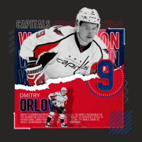 Dmitry Orlov Hockey Paper Poster Capitals Ladies Fitted T-shirt | Artistshot