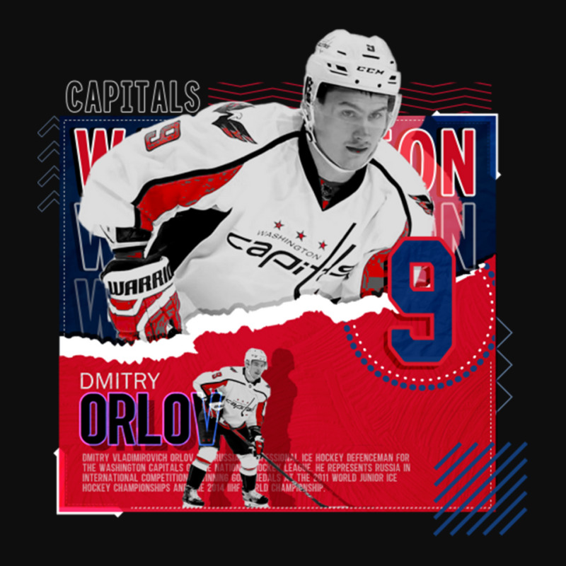 Dmitry Orlov Hockey Paper Poster Capitals Crop Top by JudyRowena | Artistshot