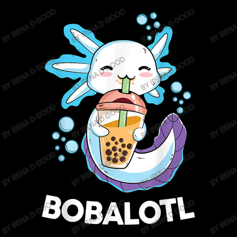 Axolotl Boba Bubble Tea Kawaii Anime Japanese Kids Teen Girl V-Neck Tee by Irena D Good | Artistshot