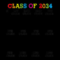 Class Of 2034 Handprin, Grow With Me Kindergarten Kid Pocket T-shirt | Artistshot