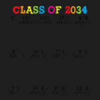 Class Of 2034 Handprin, Grow With Me Kindergarten Kid Classic T-shirt | Artistshot