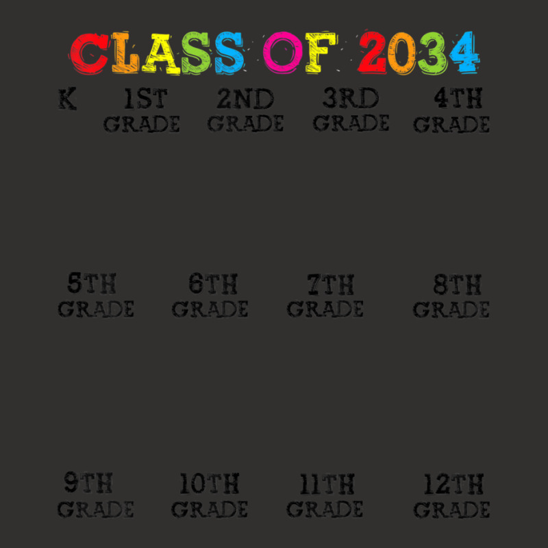 Class Of 2034 Handprin, Grow With Me Kindergarten Kid Champion Hoodie | Artistshot