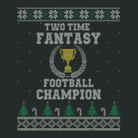 Two Time Fantasy Football Champion Ugly Women's Triblend Scoop T-shirt | Artistshot