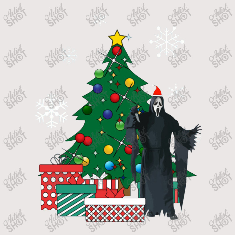 Scream Ghostface Around The Christmas Tree  Scream Pocket T-shirt | Artistshot