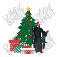 Scream Ghostface Around The Christmas Tree  Scream V-neck Tee | Artistshot