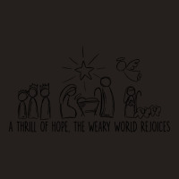 Thrill Of Hope,the Weary World Rejoices,family Christmas Sweatshirt Tank Top | Artistshot