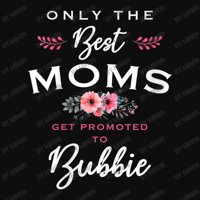 Womens Bubbie Only The Best Moms Get Promoted To Flower V-neck Crop Top by Min09 | Artistshot