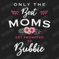 Womens Bubbie Only The Best Moms Get Promoted To Flower V-neck Ladies Polo Shirt | Artistshot