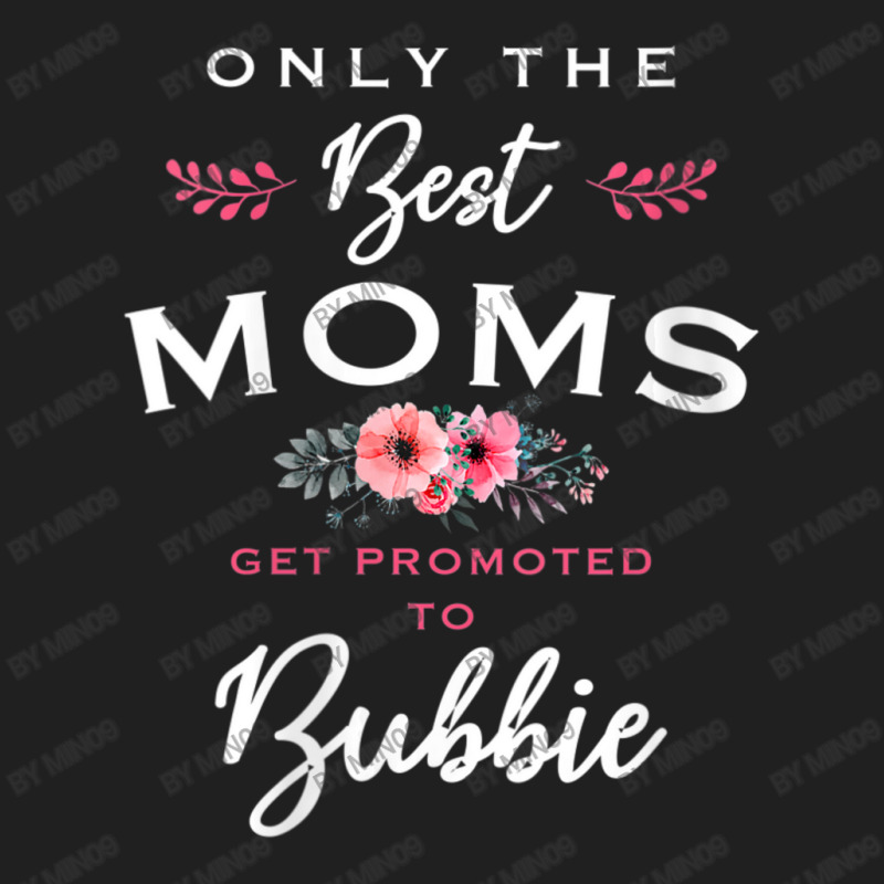 Womens Bubbie Only The Best Moms Get Promoted To Flower V-neck Ladies Polo Shirt by Min09 | Artistshot