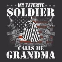 My Favorite Soldier Calls Me Grandma Veteran Shirts Vintage Hoodie And Short Set | Artistshot