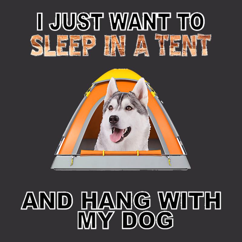 Sleep In A Tent & Hang W Siberian Husky Premium Vintage Short by JilmarM.Perez | Artistshot