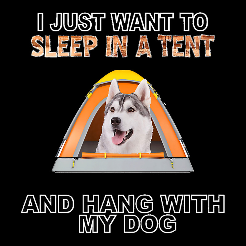 Sleep In A Tent & Hang W Siberian Husky Premium Unisex Jogger by JilmarM.Perez | Artistshot