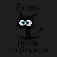 Womens It's Fine I'm Fine Everything Is Fine Cat V-neck Classic T-shirt | Artistshot