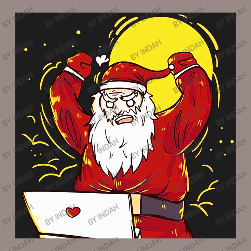 Angry Busy Santa Claus Vintage T-shirt | Artistshot