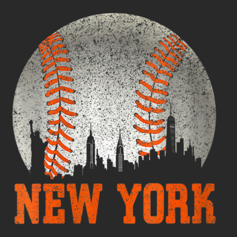 Womens New York Ny Skyline Baseball Vintage Met At Gameday V-neck Printed hat by Min06 | Artistshot