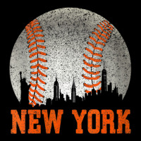 Womens New York Ny Skyline Baseball Vintage Met At Gameday V-neck Legging | Artistshot