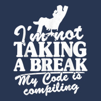 I'm Not Taking A Break My Code Is Compiling Coder Programmer Men Denim Jacket | Artistshot