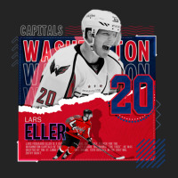 Lars Eller Hockey Paper Poster Capitals 3/4 Sleeve Shirt | Artistshot