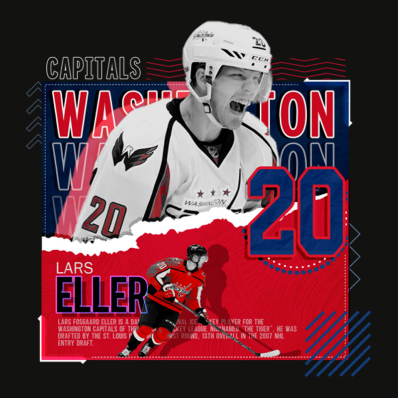 Lars Eller Hockey Paper Poster Capitals Scorecard Crop Tee by LakeshaHughlett | Artistshot