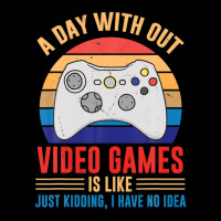 Day Without Video Games Gamer Joke Joystick Casual Vintage Adjustable Cap | Artistshot