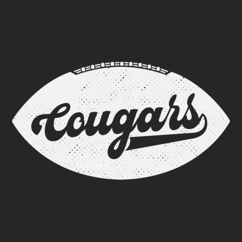 Retro Cougars Football Ladies Fitted T-Shirt by LindaMarisa | Artistshot