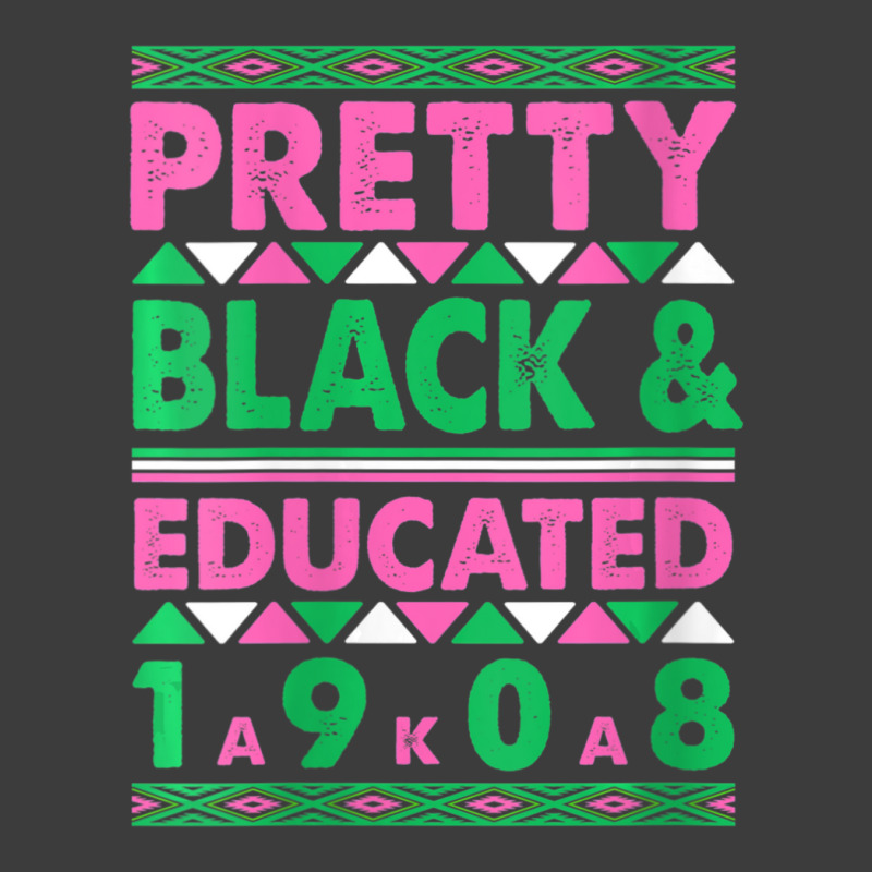 Womens Pretty Black And Educated J15 Founder's Day Aka Women V-neck Men's Polo Shirt | Artistshot