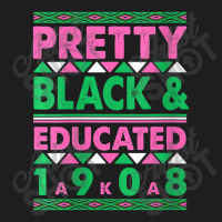 Womens Pretty Black And Educated J15 Founder's Day Aka Women V-neck Classic T-shirt | Artistshot