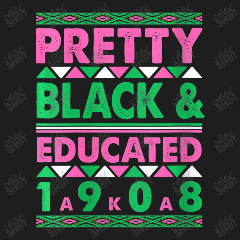 Womens Pretty Black And Educated J15 Founder's Day Aka Women V-neck Classic T-shirt | Artistshot