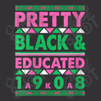 Womens Pretty Black And Educated J15 Founder's Day Aka Women V-neck Vintage Hoodie And Short Set | Artistshot