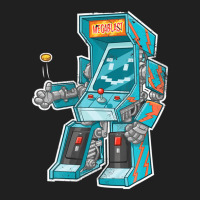 Arcade Bot- Video Game Cabinet With Joystick In Disguise Ladies Polo Shirt | Artistshot