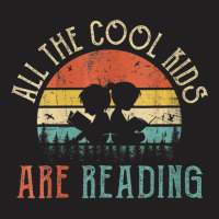 Womens Reading Teacher All The Cool Kids Are Reading Book Vintage Vnec T-shirt | Artistshot