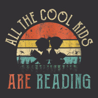 Womens Reading Teacher All The Cool Kids Are Reading Book Vintage Vnec Vintage Hoodie | Artistshot